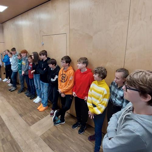 Gruppenfoto der Schülerinnen und Schüler