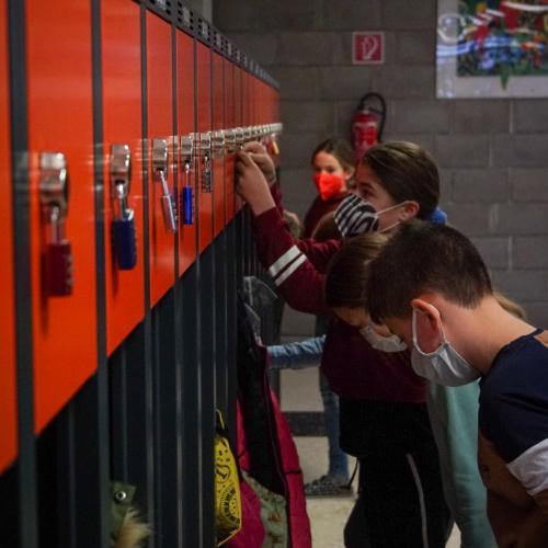 Schüler bei den Spints