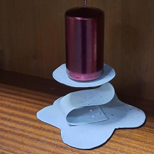 Kerzenständer aus Alu