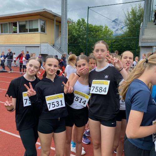 Schüler:innen am Start