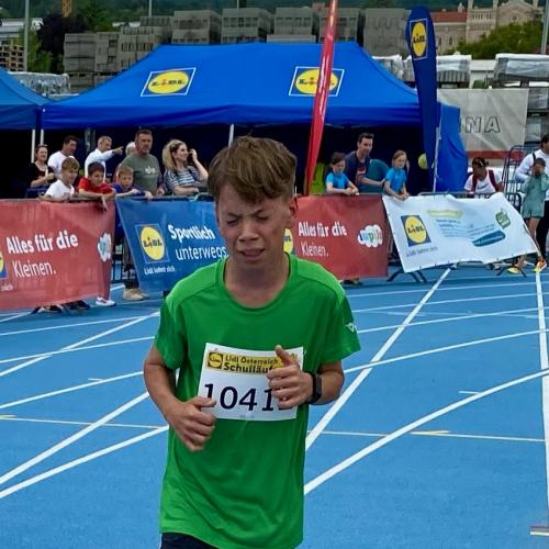 Schüler beim Laufcup