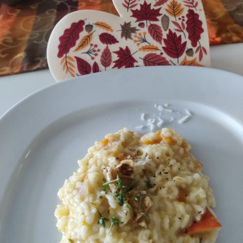 Kürbisrisotto