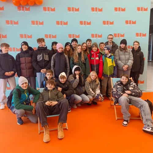 Schüler:innen bei der BIM