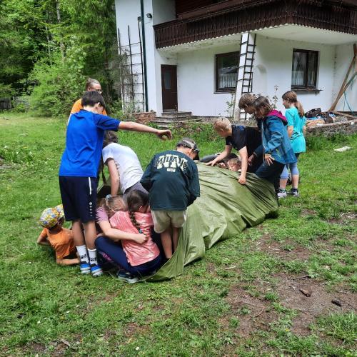 Schüler:innen in Brandenberg