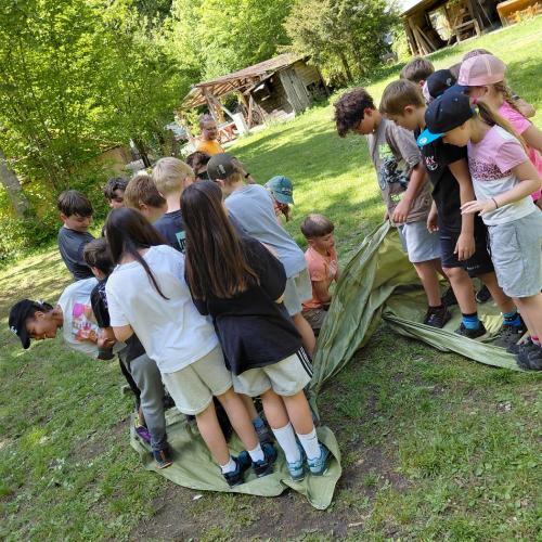 Schüler:innen in Brandenberg