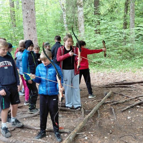 Schüler:innen in Brandenberg