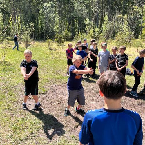 Schüler:innen in Brandenberg