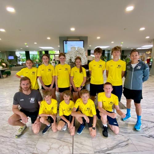 Schüler:innen beim Laufcup