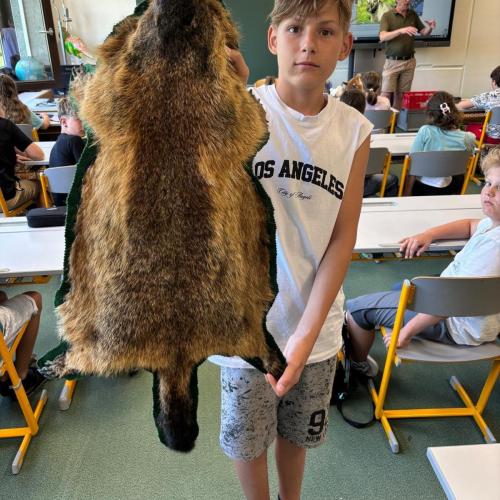 Schüler beim Forschertag
