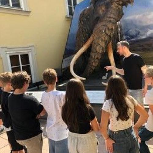 Schüler:innen im Haus der Natur