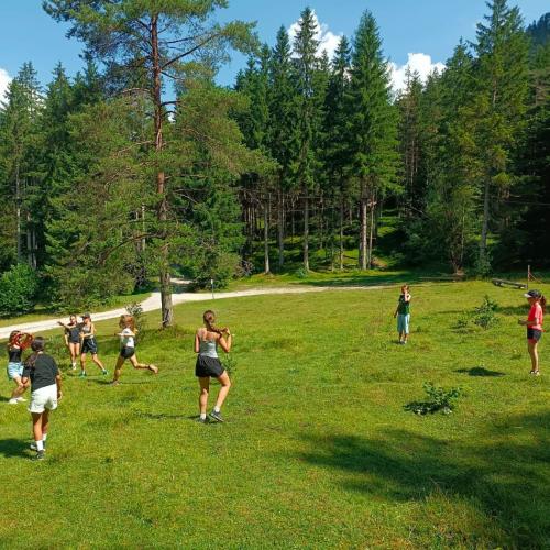 Schüler:innen bei den Projekttagen