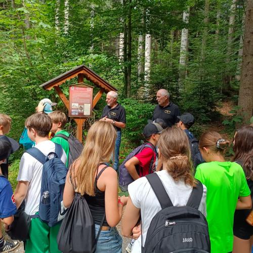 Schüler:innen bei den Projekttagen