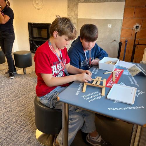 Schüler bei der Berufssafari