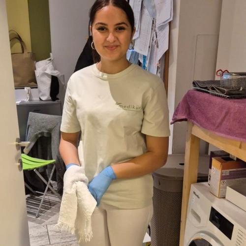 Schülerin bei den Berufspraktischen Tagen