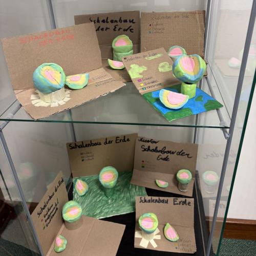 Schalenaufbau der Erde - Modelle