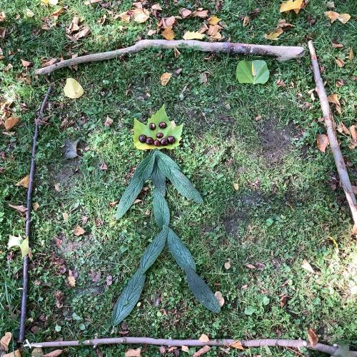 Kunstbild aus Naturmaterialien