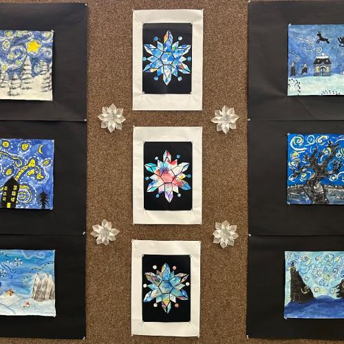 Winterliche Bildergalerie der MS2