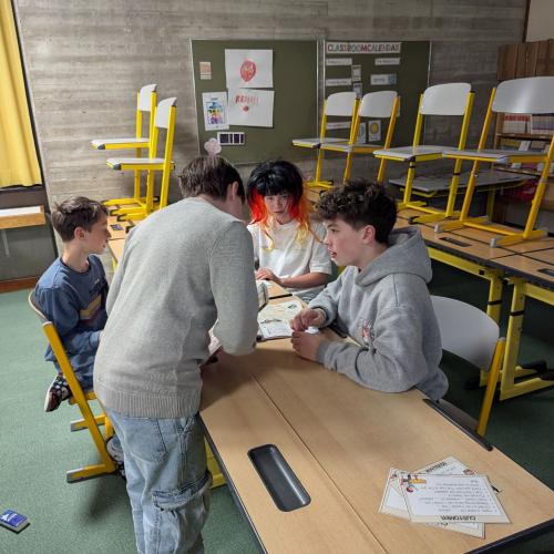 Schüler:innen im Englischunterricht