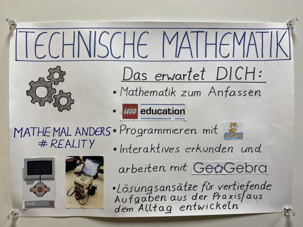 Plakat Wahlpflichtfach Technische Mathematik