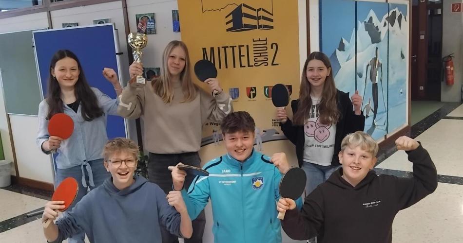 Gewinner:innen des Tischtennis-Turniers