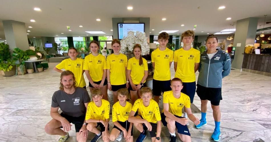 Schüler:innen beim Laufcup